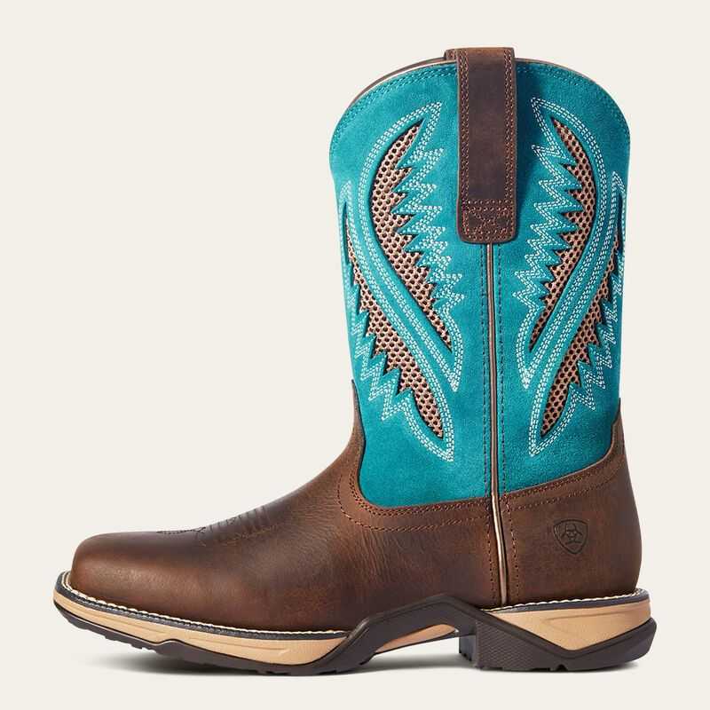 Ariat Anthem VentTEK Western Boot Chocolate | 280VRTOED