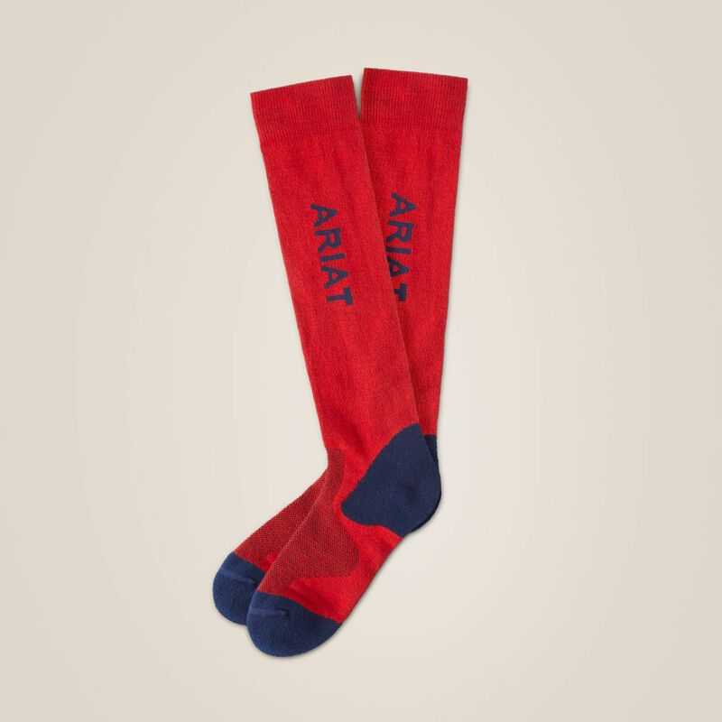 Ariat AriatTEK Performance Socks Red | 493QBEYIM