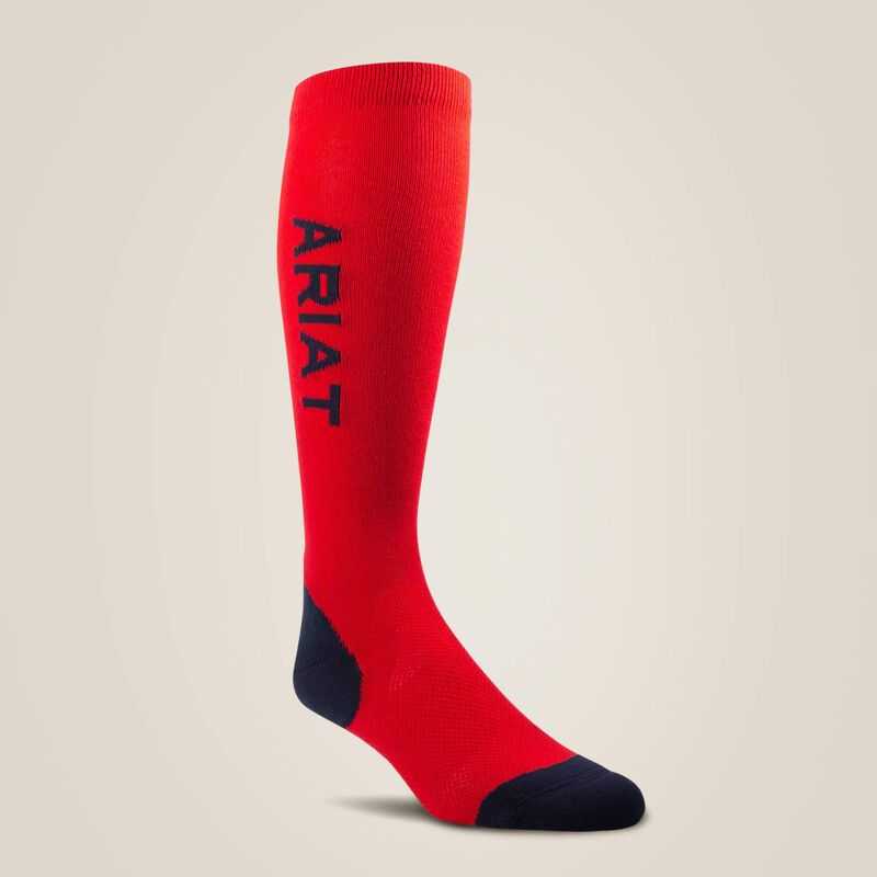 Ariat AriatTEK Performance Socks Red | 493QBEYIM