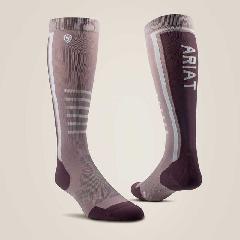 Ariat AriatTEK Slimline Performance Socks Quail/Huckleberry | 147VICYAF