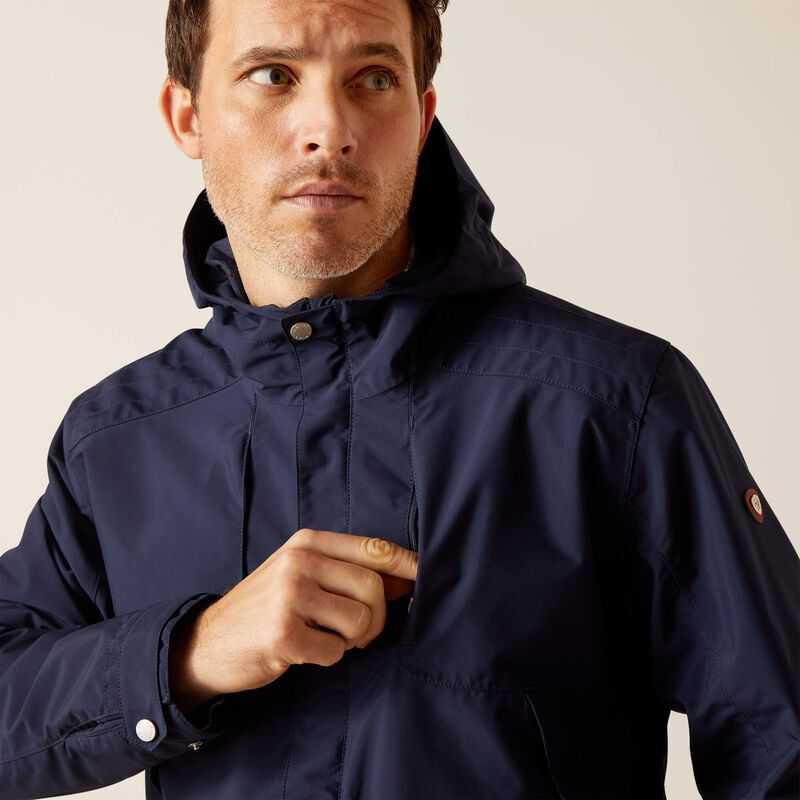 Ariat Atherton Waterproof Jacket Navy | 539LAYEBG