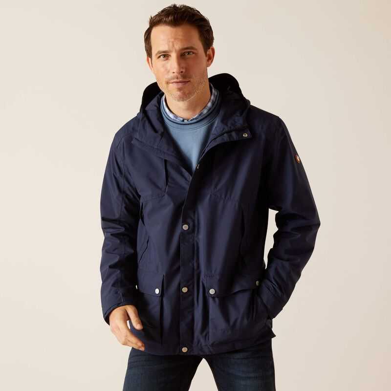 Ariat Atherton Waterproof Jacket Navy | 539LAYEBG