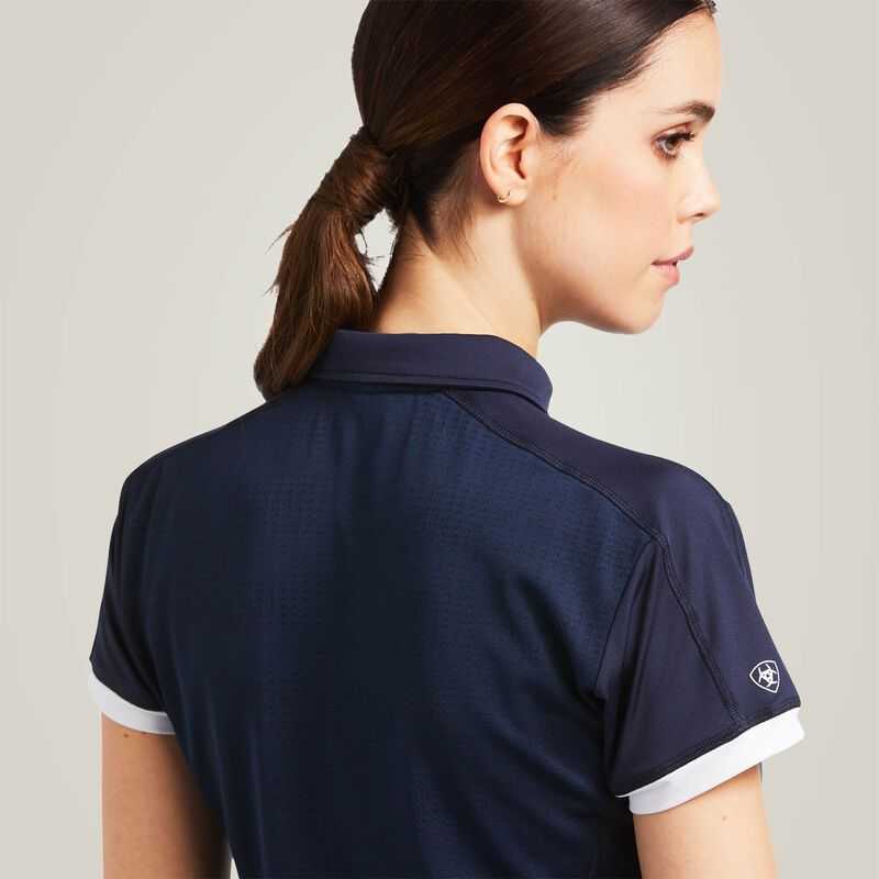 Ariat Bandera 1/4 Zip Polo Navy | 219MVRLTJ