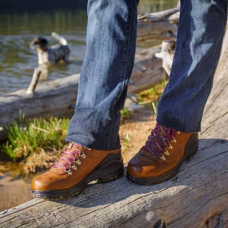 Ariat Barnyard Lace Waterproof Boot Brown | 195NFXITO