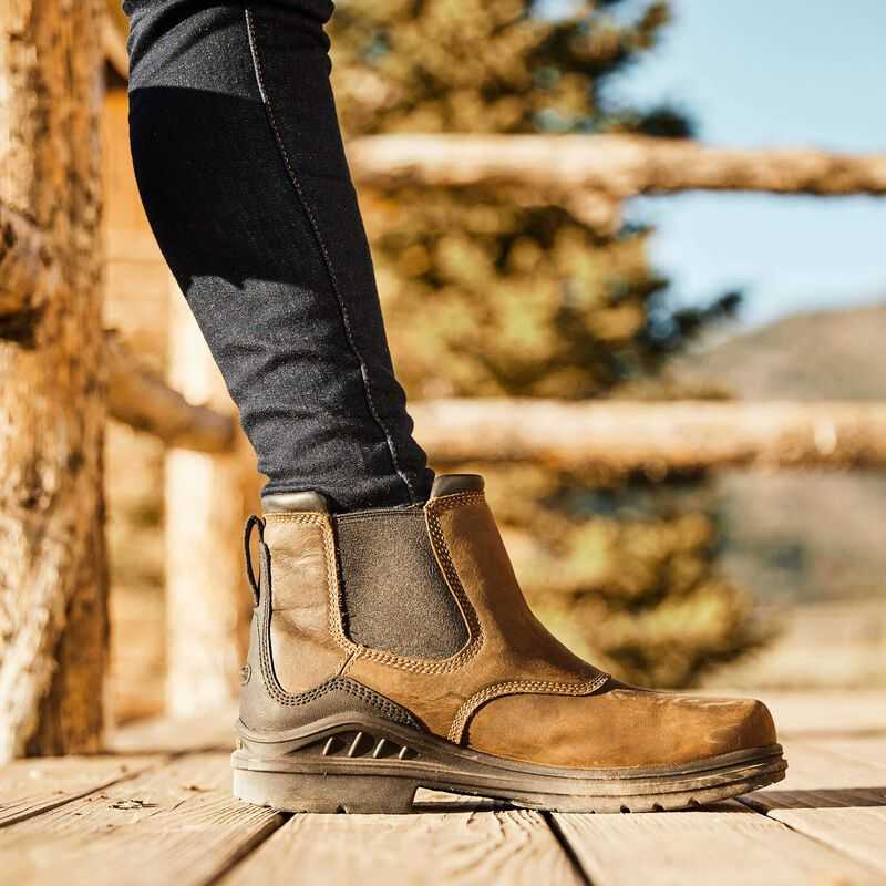 Ariat Barnyard Twin Gore II Waterproof Boot Brown | 845HLGNZS