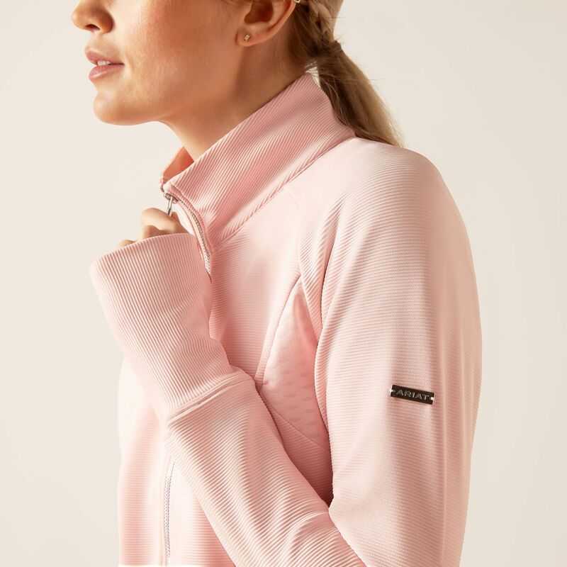 Ariat Bellatrix Full Zip Sweatshirt Pink | 175MNECVS