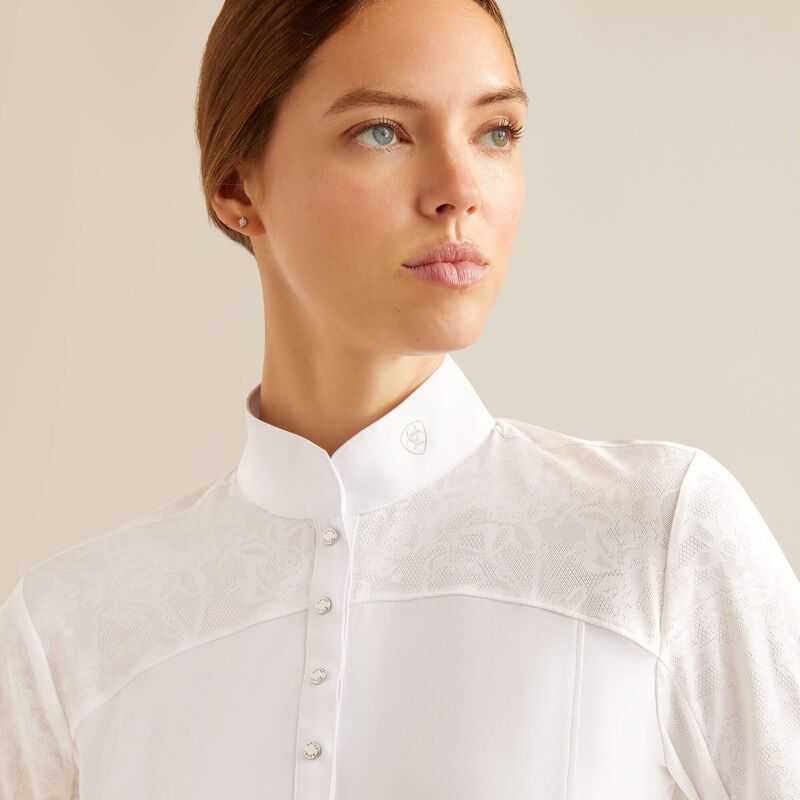 Ariat Bellatrix Show Shirt White | 381FICYNA