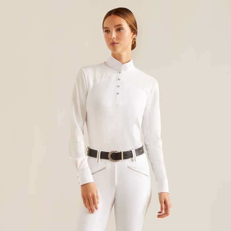 Ariat Bellatrix Show Shirt White | 381FICYNA