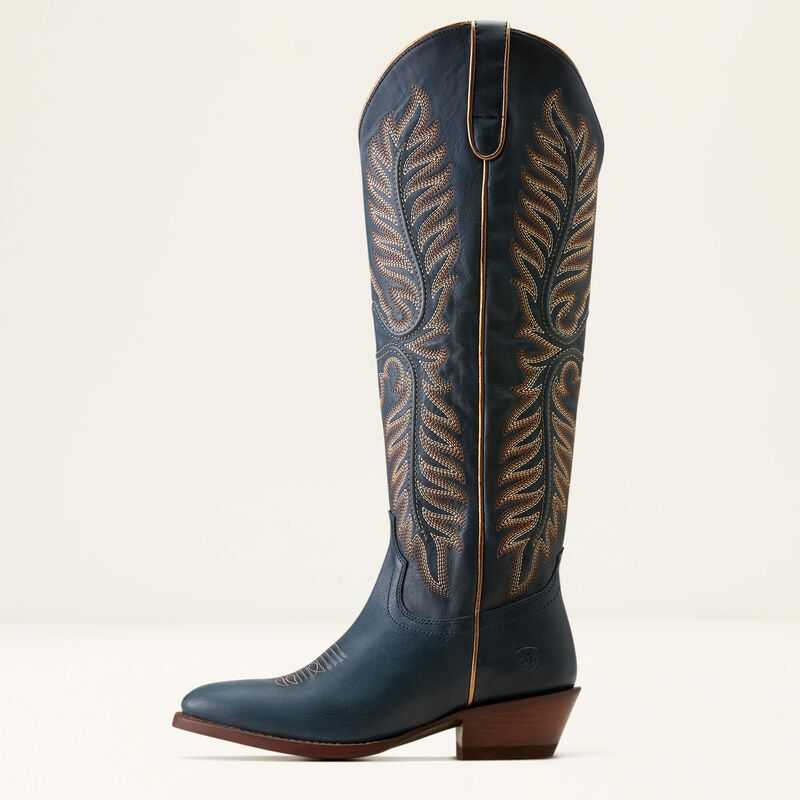 Ariat Belle Stretchfit Western Boot Navy | 148OBJIVE