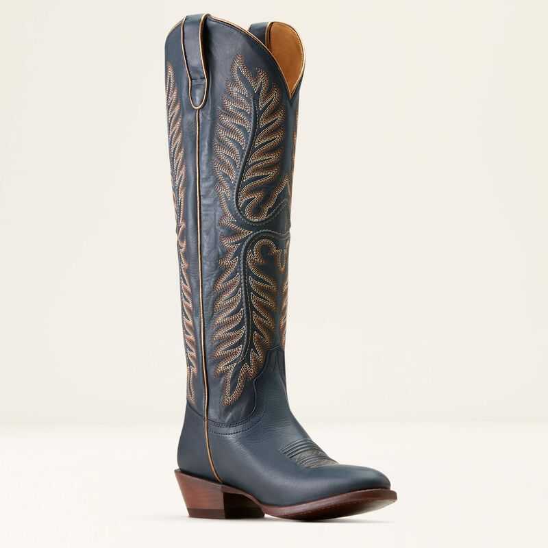 Ariat Belle Stretchfit Western Boot Navy | 148OBJIVE