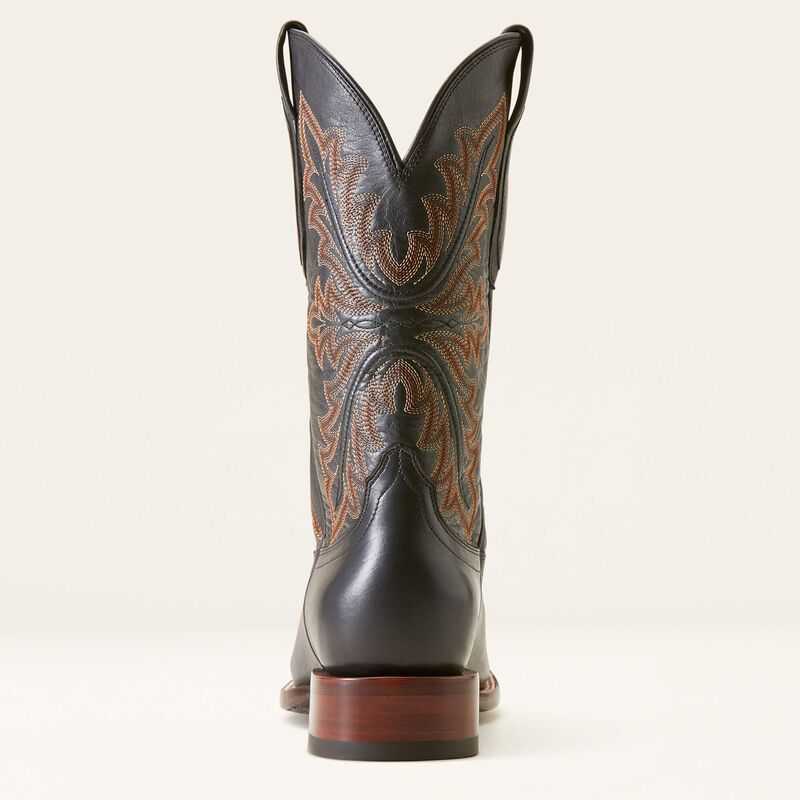 Ariat Bench Made Bassett Cowboy Boot Black | 863BDKJXT