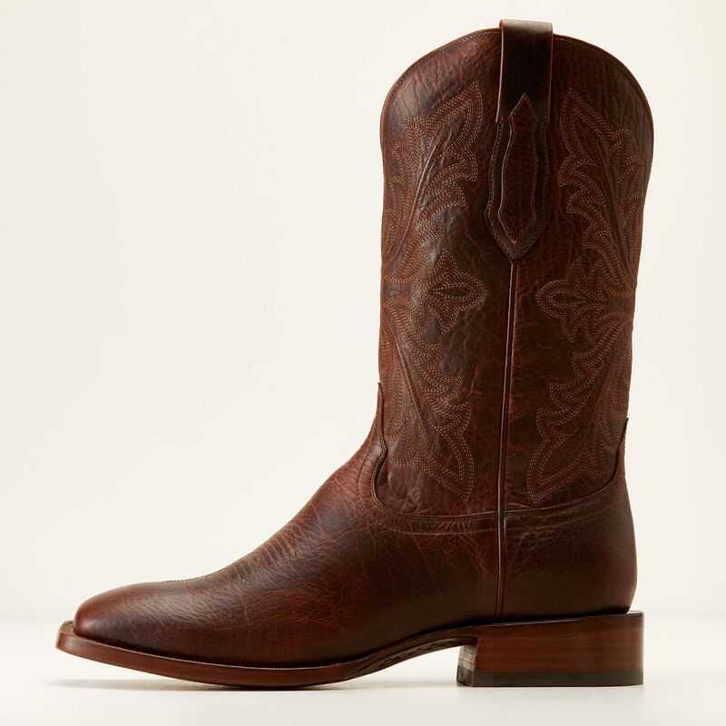 Ariat Bench Made Bassett Cowboy Boot Brown | 061GRBTKW