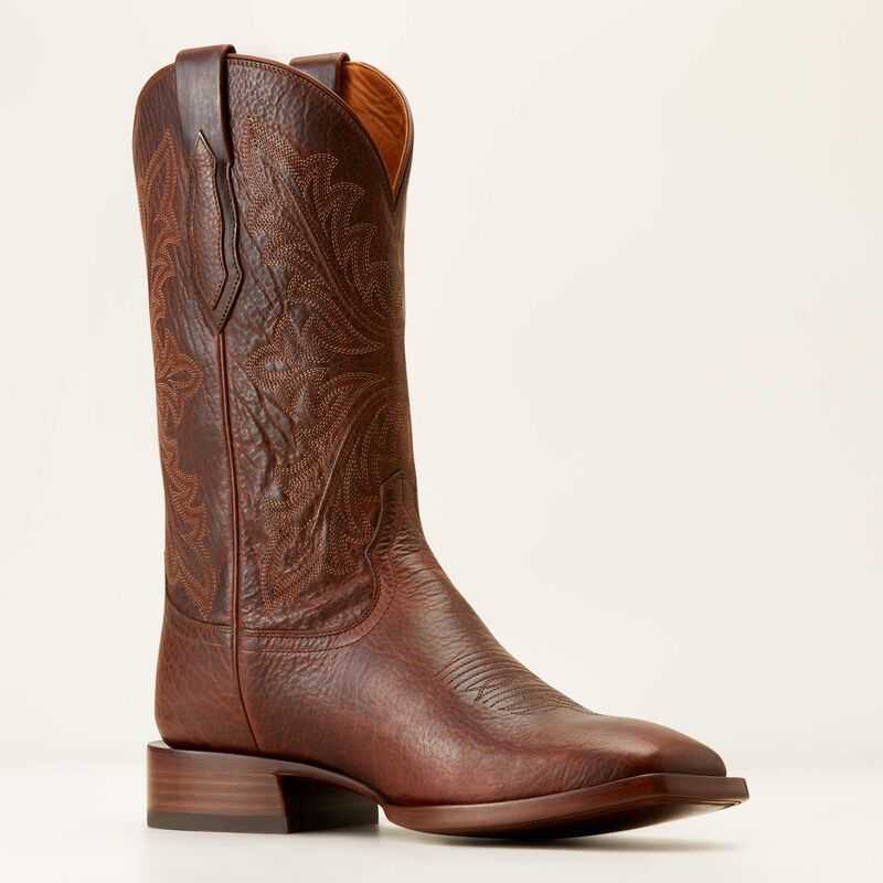 Ariat Bench Made Bassett Cowboy Boot Brown | 061GRBTKW