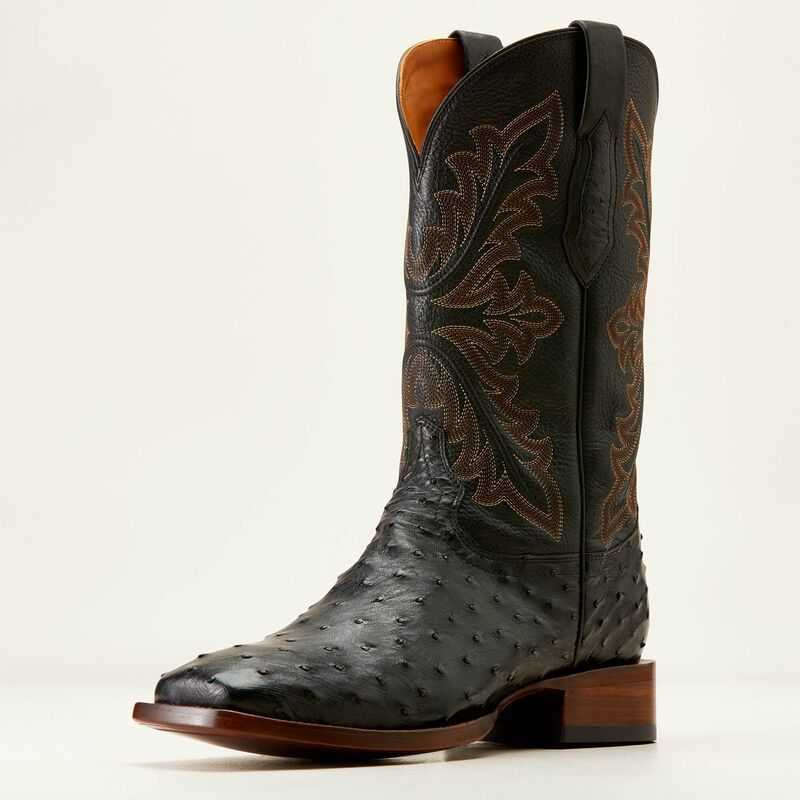 Ariat Bench Made Bassett Western Boot Black | 142KNSUFY