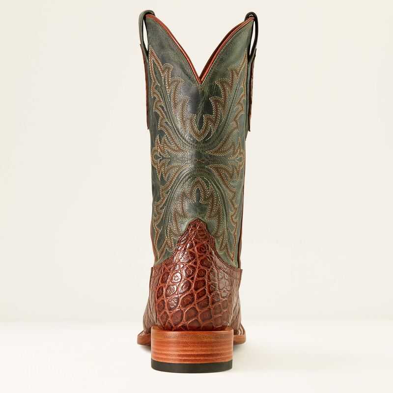 Ariat Bench Made Bassett Western Boot Green | 673ZCFXOR