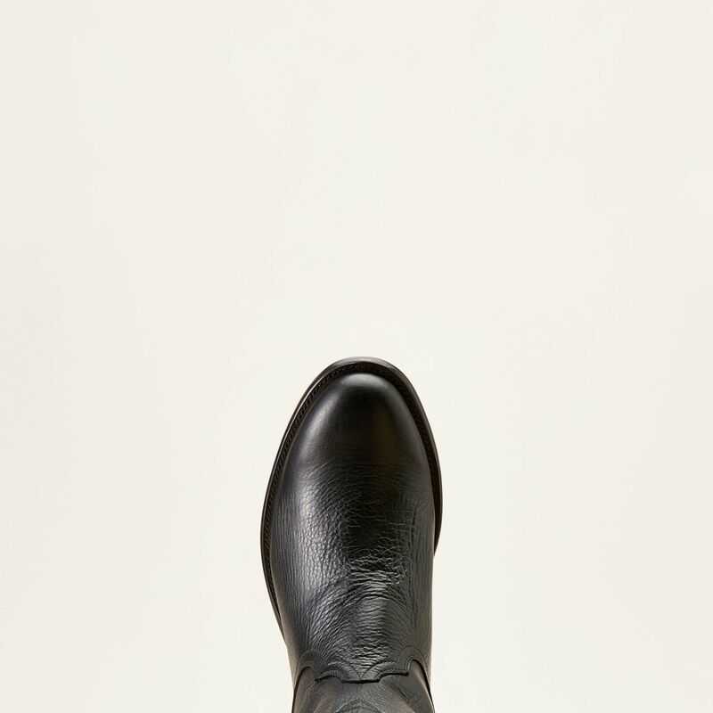 Ariat Bench Made Clanton Western Boot Black | 023NJKMLV