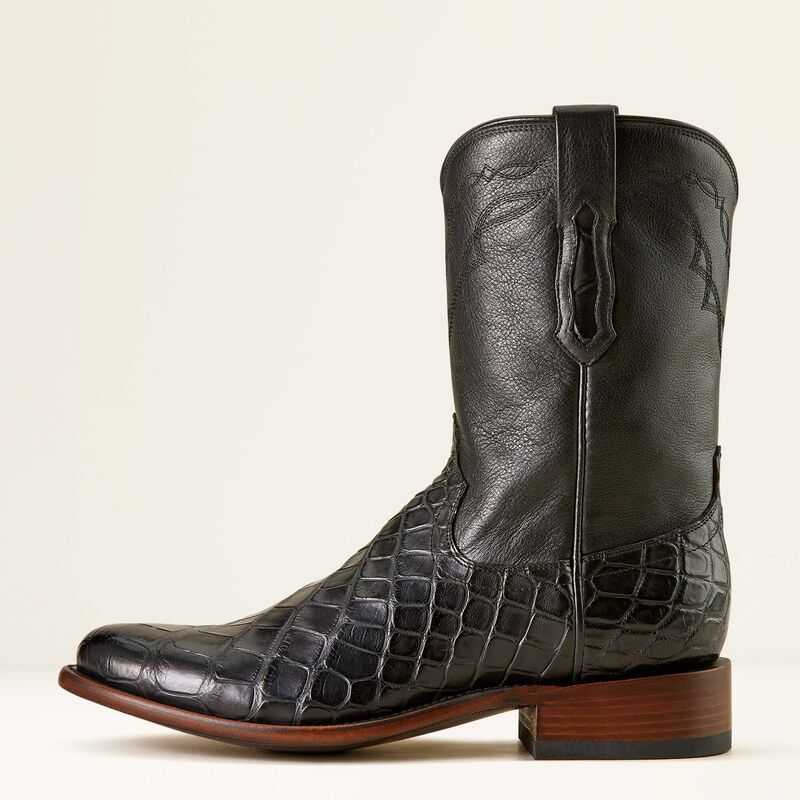 Ariat Bench Made Clanton Western Boot Black / Black | 618TRCYZD