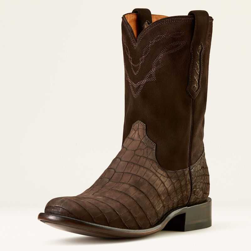 Ariat Bench Made Clanton Western Boot Chocolate / Dark Chocolate | 594CIAEWX