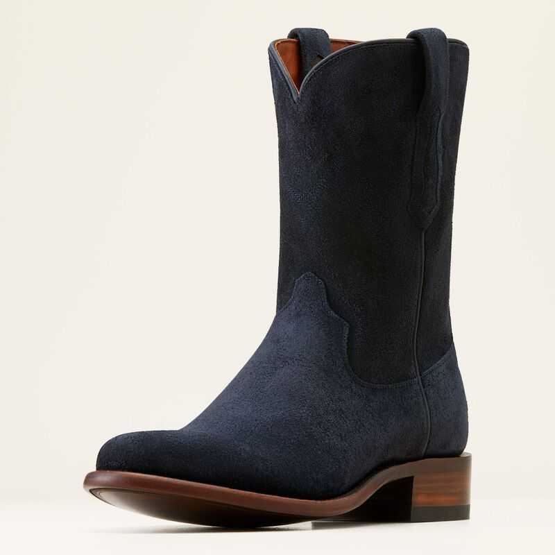 Ariat Bench Made Clanton Western Boot Navy | 025HMPJWN