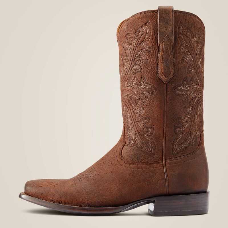 Ariat Bench Made Hardin Western Boot Hickory Elk | 539KODHJF