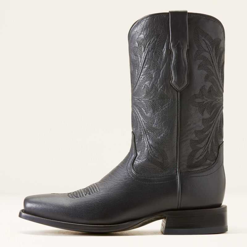 Ariat Bench Made Stilwell Cowboy Boot Black | 934GHYQZS