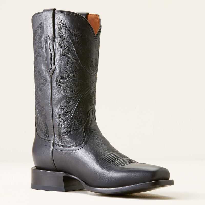 Ariat Bench Made Stilwell Cowboy Boot Black | 934GHYQZS