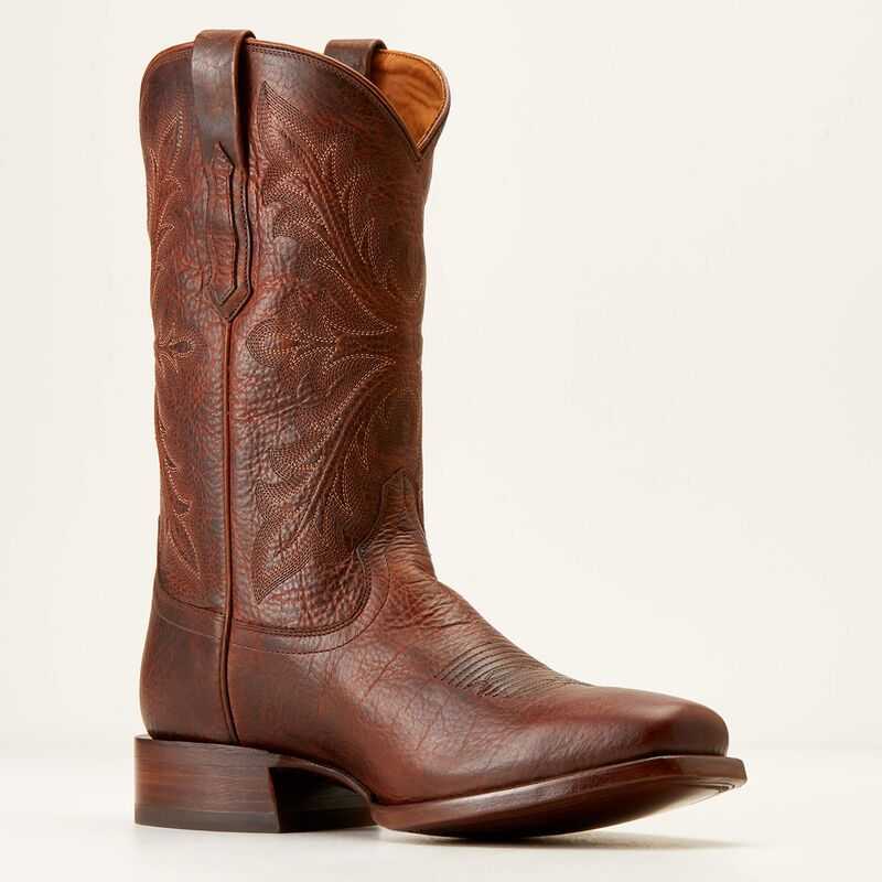 Ariat Bench Made Stilwell Cowboy Boot Brown | 469NCZIKM