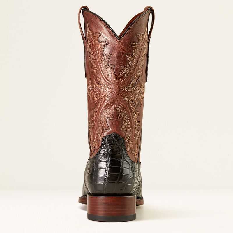 Ariat Bench Made Stilwell Western Boot Black / Brown | 487YCQOAI