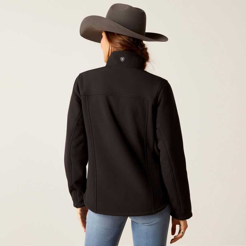 Ariat Berber Back Softshell Jacket Black | 864QXNACG