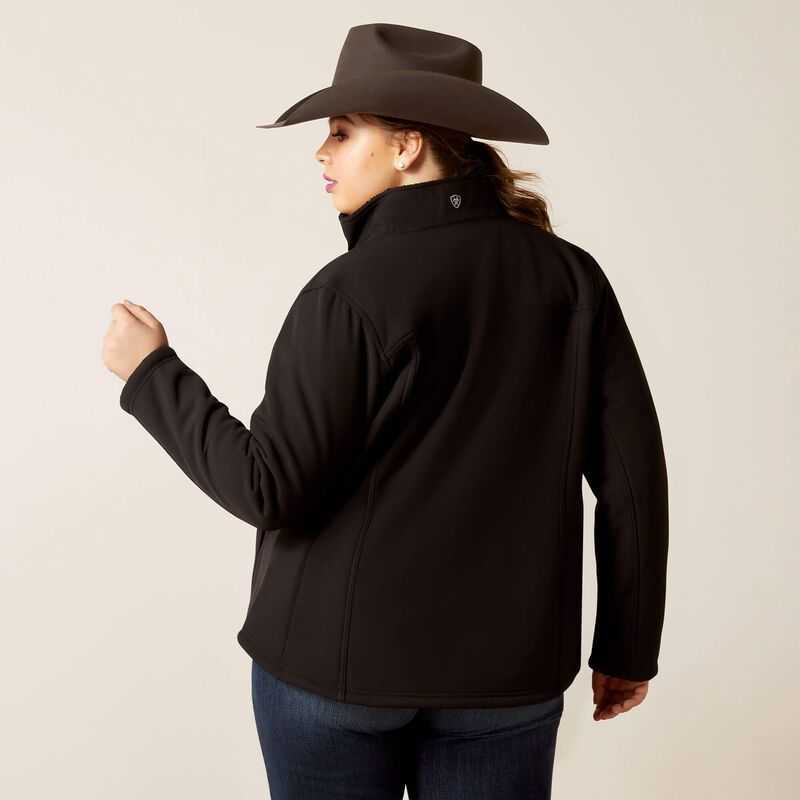 Ariat Berber Back Softshell Jacket Black | 864QXNACG