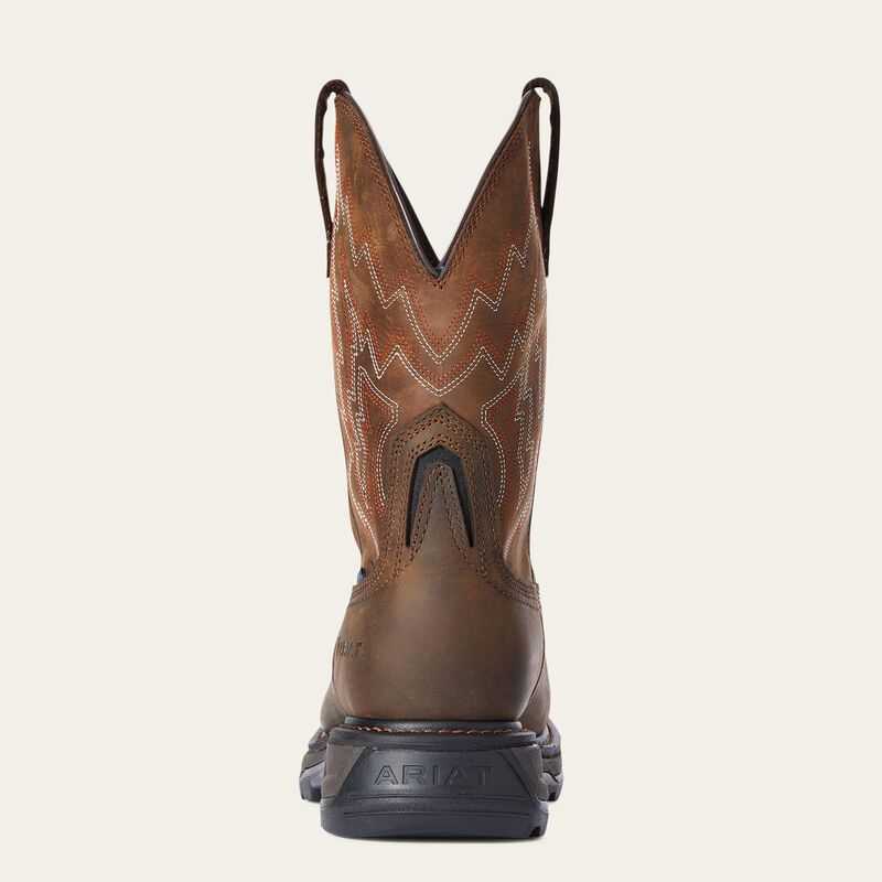 Ariat Big Rig Waterproof Composite Toe Work Boot Dark Brown | 039SGAODW