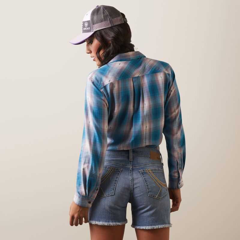 Ariat Billie Jean Shirt Idabel Dobby Plaid | 942EHLQJO