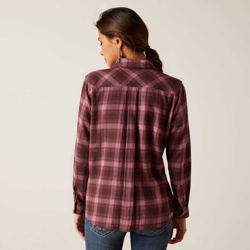 Ariat Billie Jean Shirt Lucky Plaid | 091KVRGLE