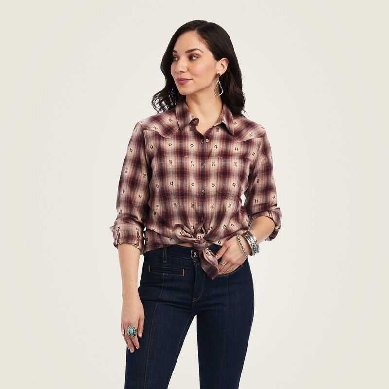 Ariat Billie Jean Shirt Rose | 493MUTARC