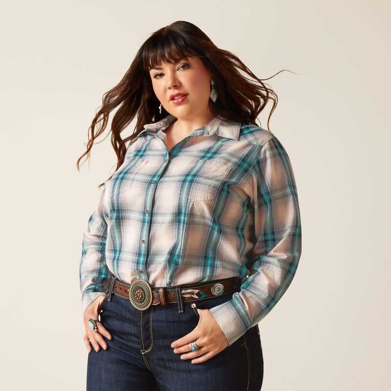 Ariat Billie Jean Shirt Tomboy Plaid | 965YDQRFJ