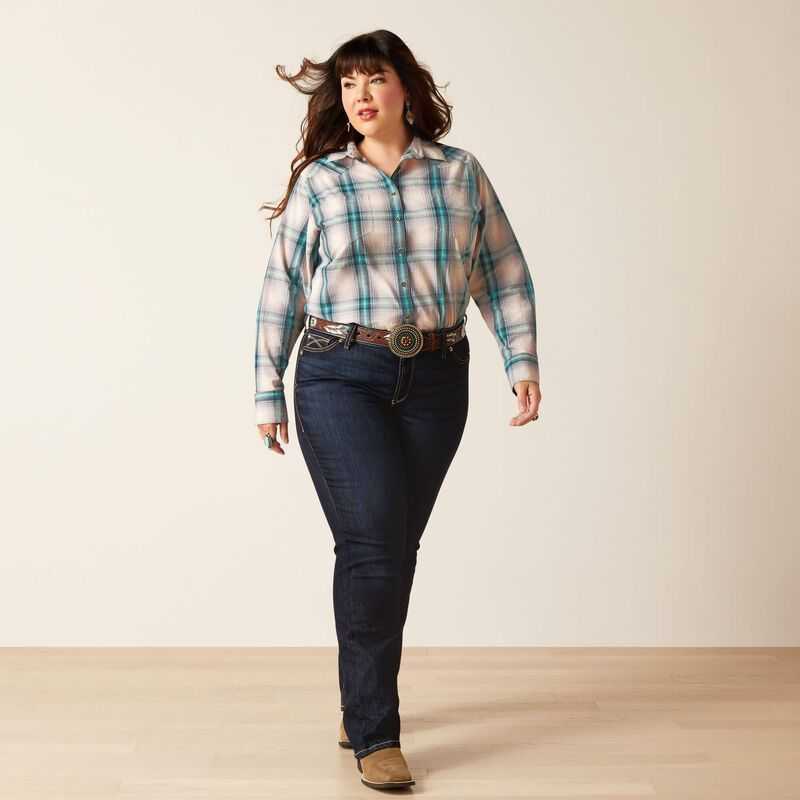 Ariat Billie Jean Shirt Tomboy Plaid | 965YDQRFJ