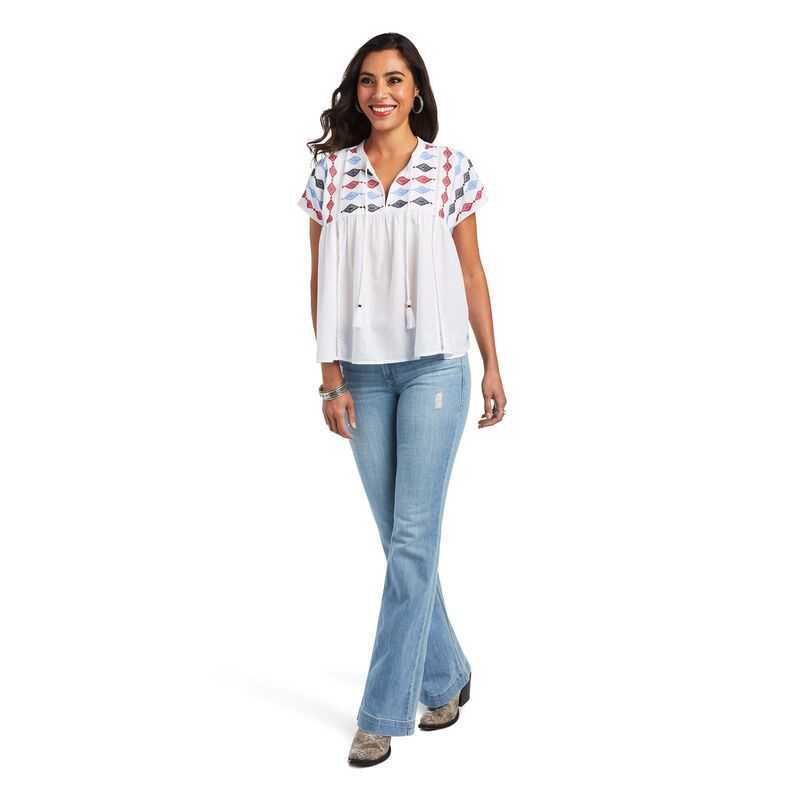 Ariat Billie Tunic White | 257AXNBFZ