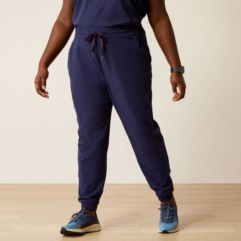 Ariat Blackwell Cargo Stretch Jogger Scrub Pant Navy | 294VRHAPL