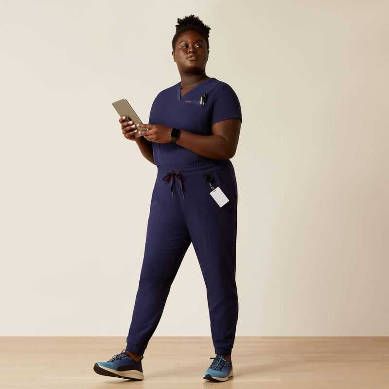 Ariat Blackwell Cargo Stretch Jogger Scrub Pant Navy | 294VRHAPL