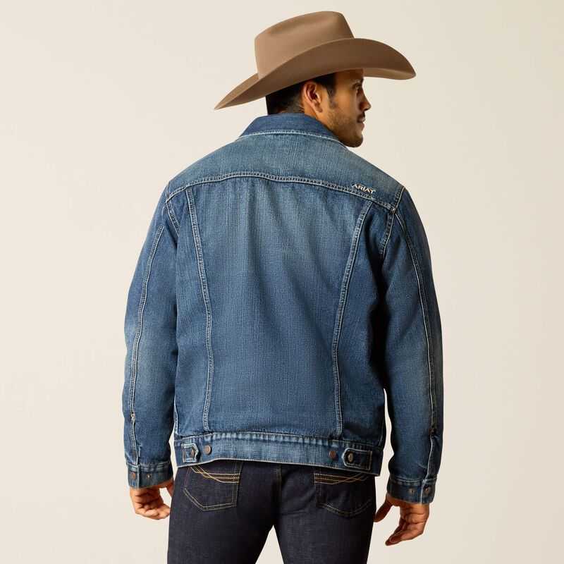 Ariat Blanket Lined Trucker Jacket Victor | 308UGETHN