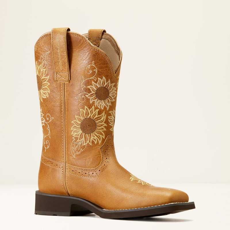 Ariat Blossom Western Boot Brown | 639QORLGE