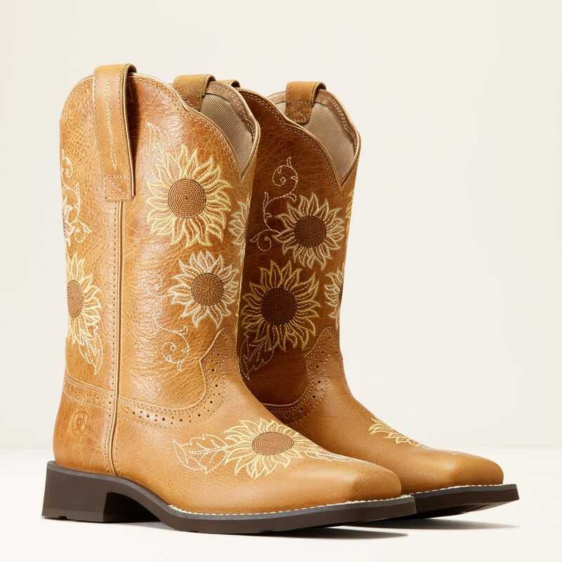 Ariat Blossom Western Boot Brown | 639QORLGE