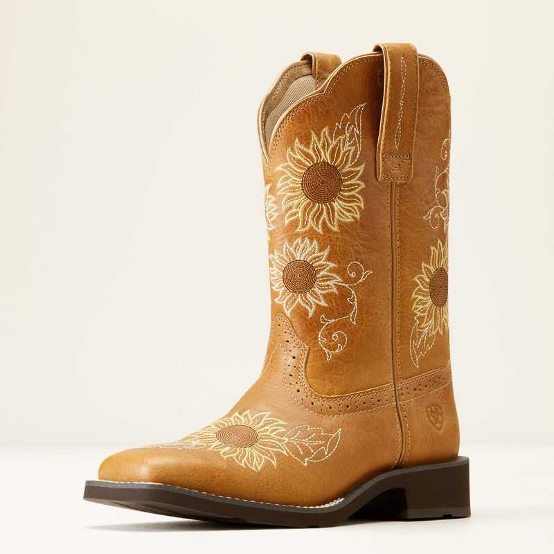 Ariat Blossom Western Boot Brown | 639QORLGE