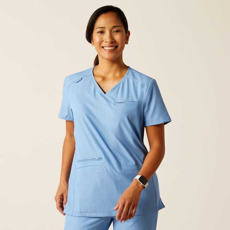 Ariat Blue Scrubs Uniform Light Blue | 572JGUQZR