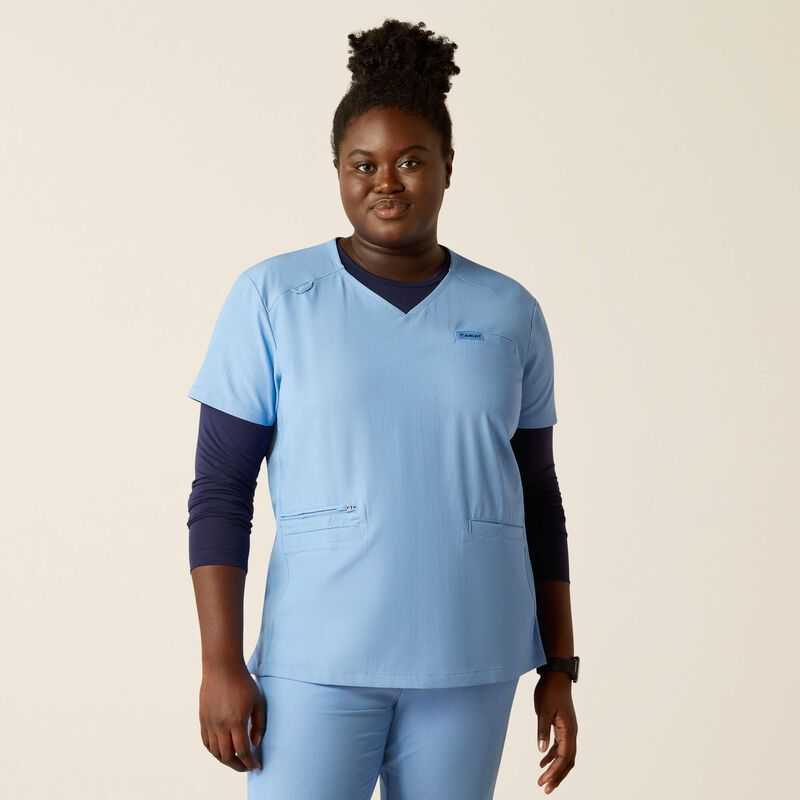 Ariat Blue Scrubs Uniform Light Blue | 572JGUQZR