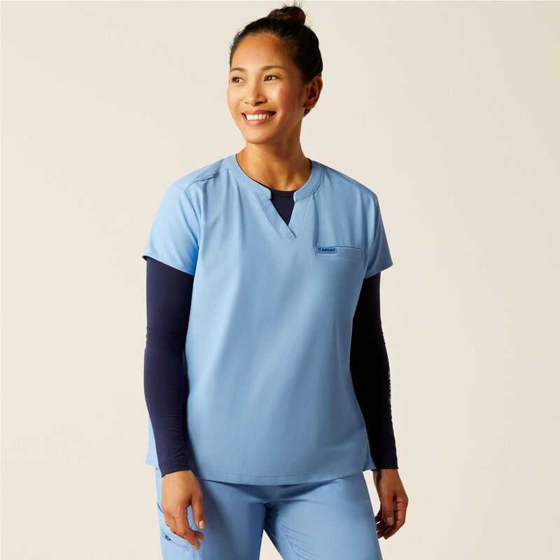 Ariat Blue Scrubs Uniform Light Blue | 572JGUQZR