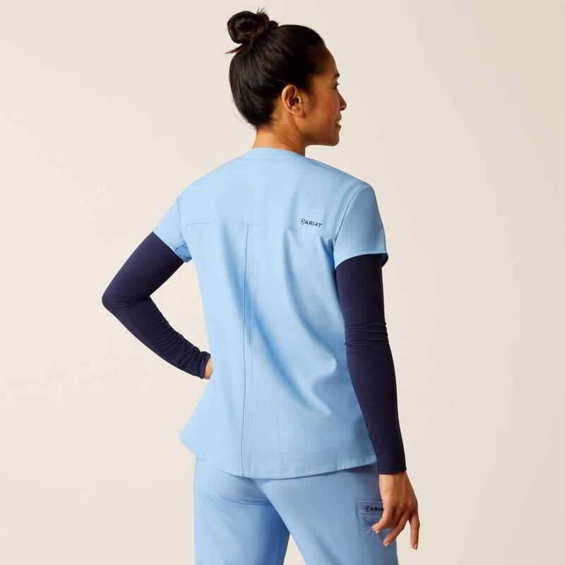 Ariat Blue Scrubs Uniform Light Blue | 572JGUQZR