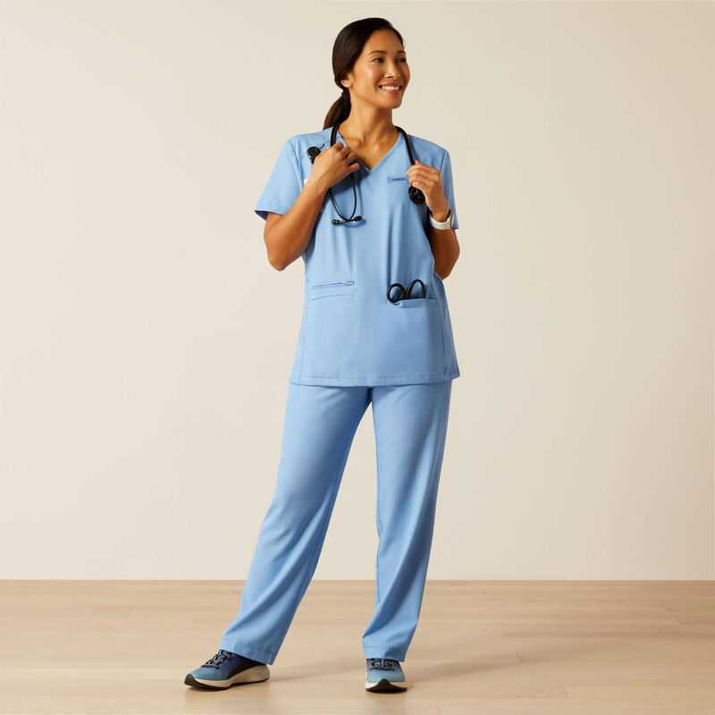 Ariat Blue Scrubs Uniform Light Blue | 572JGUQZR