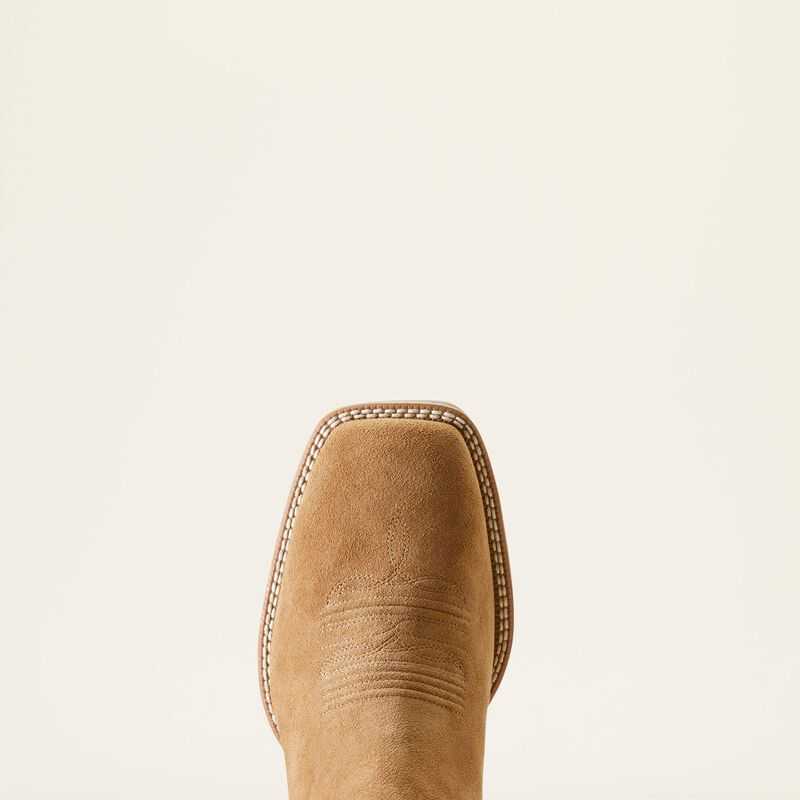 Ariat Booker Ultra Western Boot Dijon Suede | 015LESFDW