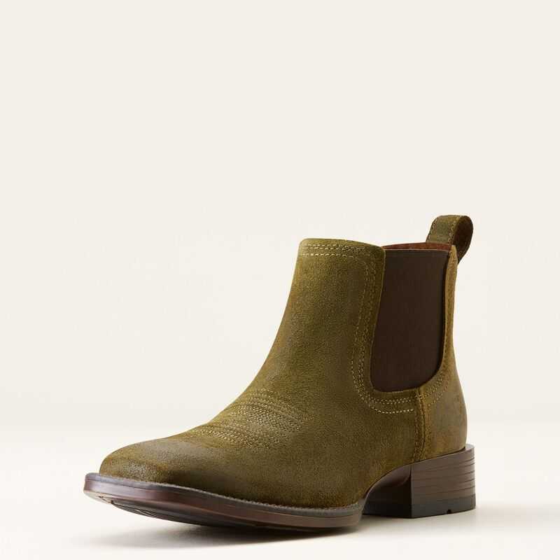 Ariat Booker Ultra Western Boot Olive | 017INUSZD